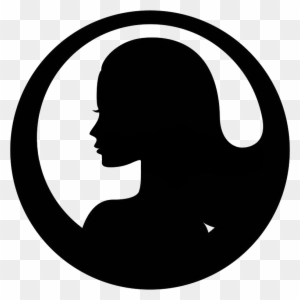 Fashionista Categories - Woman Face Silhouette Vector