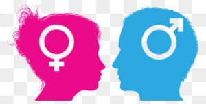 Time To Address Gender Inequality In Education - Men & Women Symbol