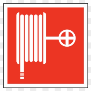 Fire Hose Reel Symbol Safety Sticker - Fire Hose Reel Label - Free