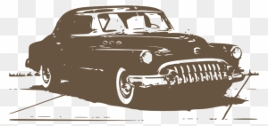 Classics Clipart Old Fashioned Car - Vintage Retro Png