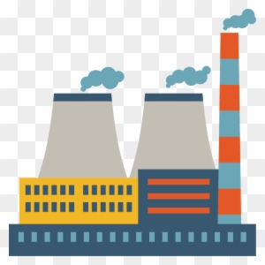 Thermal Power Station Electricity Generation Fossil - Electric Steam Power Plant Png