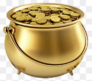 Suddenly Pictures Of Pot Gold Pot Of Gold Metallic - Real Pot Of Gold Png