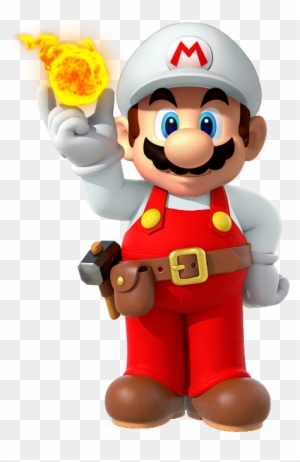 Fire Mario With Fireball By Banjo2015 - Super Mario Maker Party