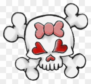 Girly Skull By Nijmi3skijll - Draw A Girly Skull