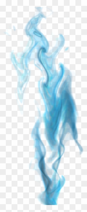 Blue Fire Png - Blue Smoke Transparent Background