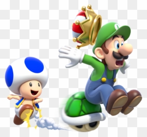 Luigi & Toad Crown Artwork - Super Mario 3d World Crown