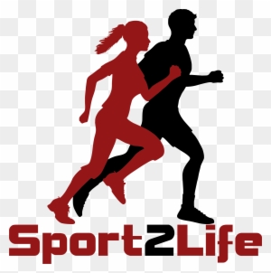 Running Silhouette Computer Icons Clip Art - Male And Female Runner Silhouette