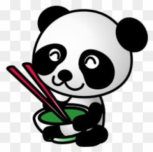 Panda Eating Chinese Food