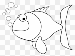 Fish Outline Clipart Black And White, Transparent PNG Clipart Images Free  Download - ClipartMax