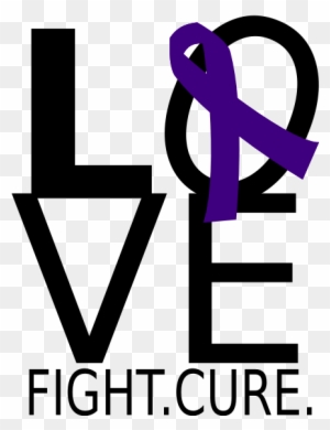 pancreatic cancer purple ribbon