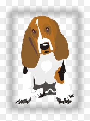 Dog, Beagle, Sitting, Pet, Long, Ears, Droopy - Posterazzi Dog In Color 1 Poster Print