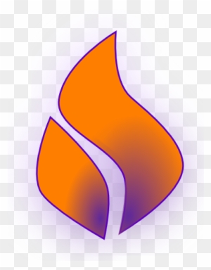 Geist Flamme Lila Oran - Purple And Orange Flame
