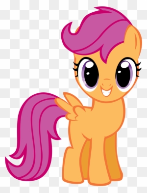 My Little Pony Scootaloo Baby - My Little Pony Вектор Scootaloo - Free  Transparent PNG Clipart Images Download