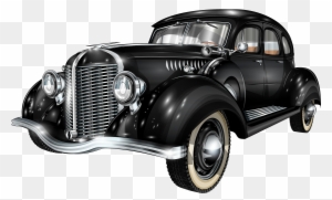 Old Car Clipart Png - Vintage Retro Car Vector