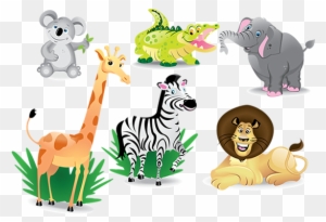Kid Pictures Of Animals Coloring Photos Pretty Pics - Cartoon Jungle Animals
