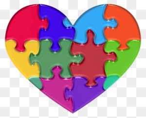 Heart Clipart Human Heart Clip Art Heart Shapes Clip - Autism Puzzle Piece Heart