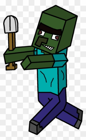 Villager Zombie By Mrbleistift - Minecraft Cartoon Zombie Villager