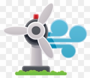 Wind Energy - Wind Generator Icon Png