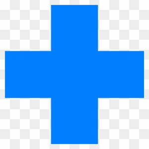 Blue Cross Svg Clip Arts 600 X 600 Px - Blue Cross Png