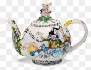 Alice In Wonderland Teapot Small - Alice In Wonderland Tea Pot