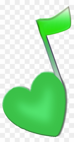 Green Music Note - Green Musical Note