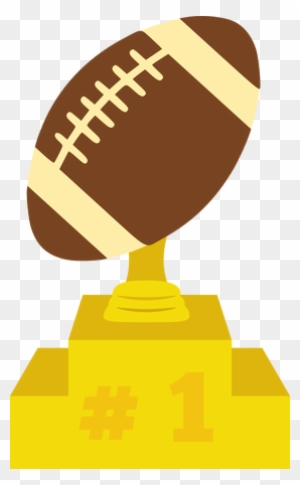 Pin Football Trophy Clipart - American Football Ball Logo
