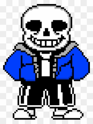 My Sans Attempt No Eyes - Sans Battle Sprite Colored - Free Transparent PNG  Download - PNGkey