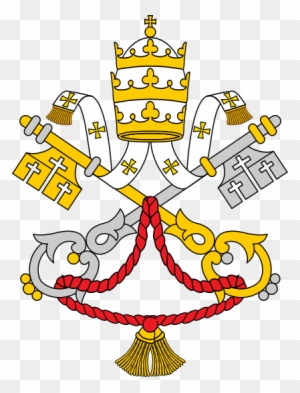 Emblem Of The Holy See Usual - Coats Of Arms Of The Holy See