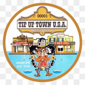 Tip-up Town Usa 2018 Badge - Tip Up Town Usa
