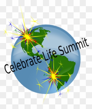 Celebrate Life Summit Earth Logo Clip Art At Clker - Graphic Design