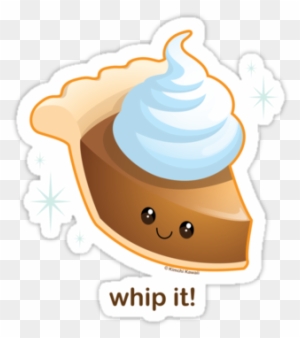 Whip It - Kawaii Pumpkin Pie Ornament (round)