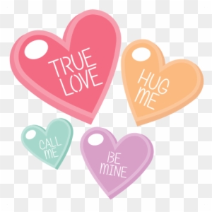 Candy Hearts Clip Art - Candy Hearts Clip Art