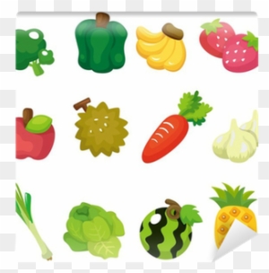 Fotomural Frutas Verduras Y Juego De Dibujos Animados - Frutas De La Sierra  Animados - Free Transparent PNG Clipart Images Download