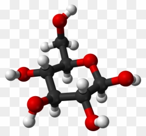Molécule Glucose 3d