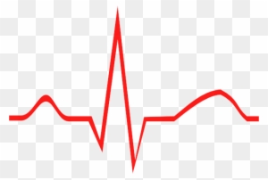 Ekg Elektrokardiogramm Herz Kunst Liebe Ro Heart With Ekg Line Free Transparent Png Clipart Images Download