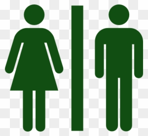 Men And Women Symbol Green