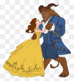 Blue Dress Clipart Belle - Beauty And The Beast Belle With Book - Free  Transparent PNG Clipart Images Download