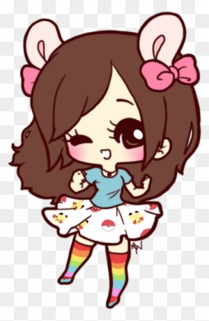 Imagenes De Muñequitas De Dibujos - Anime Kawaii Facil De Dibujar - Free  Transparent PNG Clipart Images Download