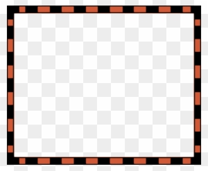 Worldlabel Com Border Orange Black - Checkered Flag Border Clip Art