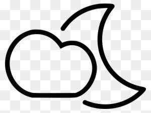 Cloud Moon Comments - Line Art