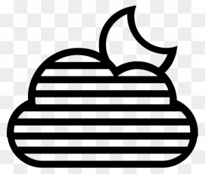 Fog Night Symbol Of Striped Cloud Hiding The Moon Comments - Fog Symbol