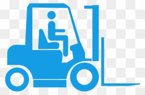 Nissan Forklift Picker Truck - Blue Forklift Logo