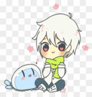 Chibi Cute Anime Boy Jellyfish Dmmd Favim - Cute Chibi Anime Boy - Free  Transparent PNG Clipart Images Download
