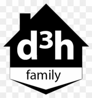 A Black And White Logo Of The D3h Family Of Employees, - House A Black And White Logo Of The D3h Family Of Employees, - House