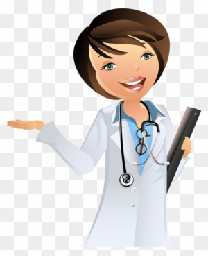 Female Doctor Cartoon Png - Free Transparent PNG Clipart Images Download