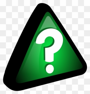 Triangle Clipart Green - Any Questions So Far