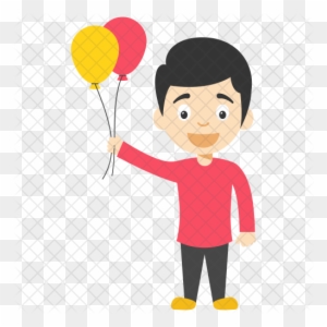 Balloon Boy Cartoon Icon - Child Singer