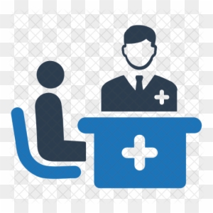 Health Sign Blue Icon - Doctor Consultation Icon
