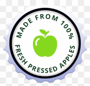 Made From 100% Fresh Pressed Apples - American Veterinary Medical Association Logo