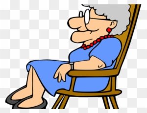 Resting Clipart Grandma Grandma In Rocking Chair Cartoon Free Transparent Png Clipart Images Download